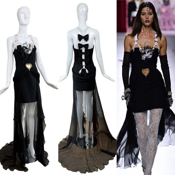 MOSCHINO COUTURE 2024 Runway 40th Anni Edition Mini Dress